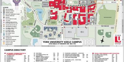 Университета Йорка карте