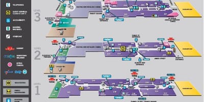Центр Торонто Итон карте
