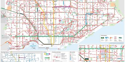 ТТК автобус Торонто карта