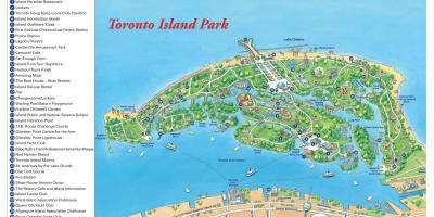 Карта Торонто Айленд