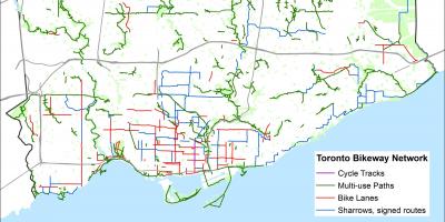 Велосипед карте Торонто