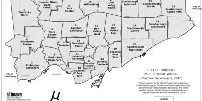 Уорд карте Торонто
