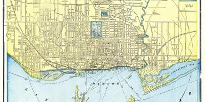 Старая карта Торонто